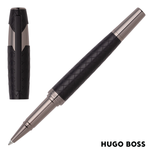 Hugo Boss Pen Rollerball Chevron Black (HSS2525A)