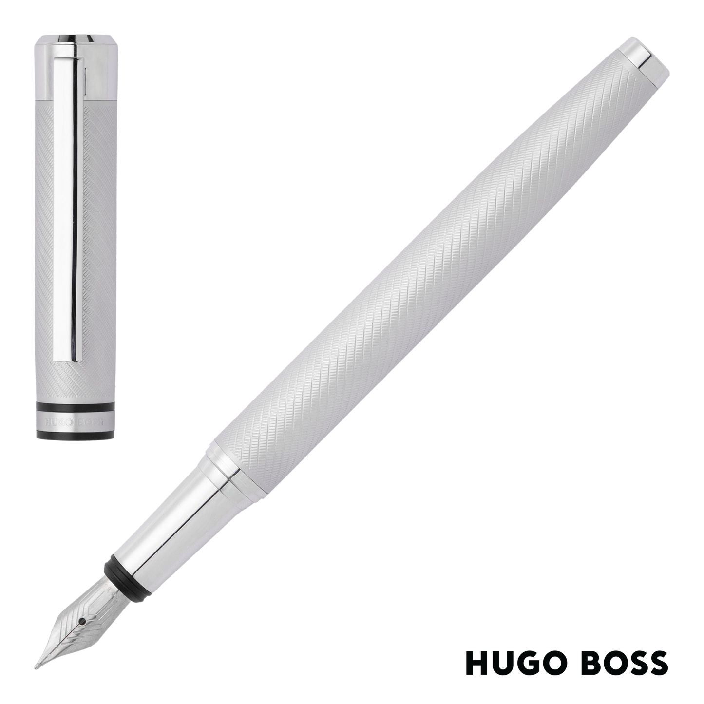 Hugo Boss Pen Filament Chrome Fountain (HSY2652B)