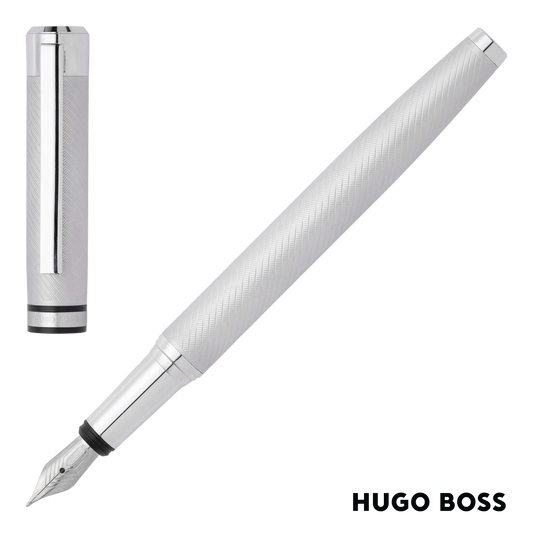 Hugo Boss Pen Filament Chrome Fountain (HSY2652B)