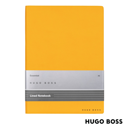 Hugo Boss Notebook Essential Storyline Yellow A5 Lined (HNH121SL)