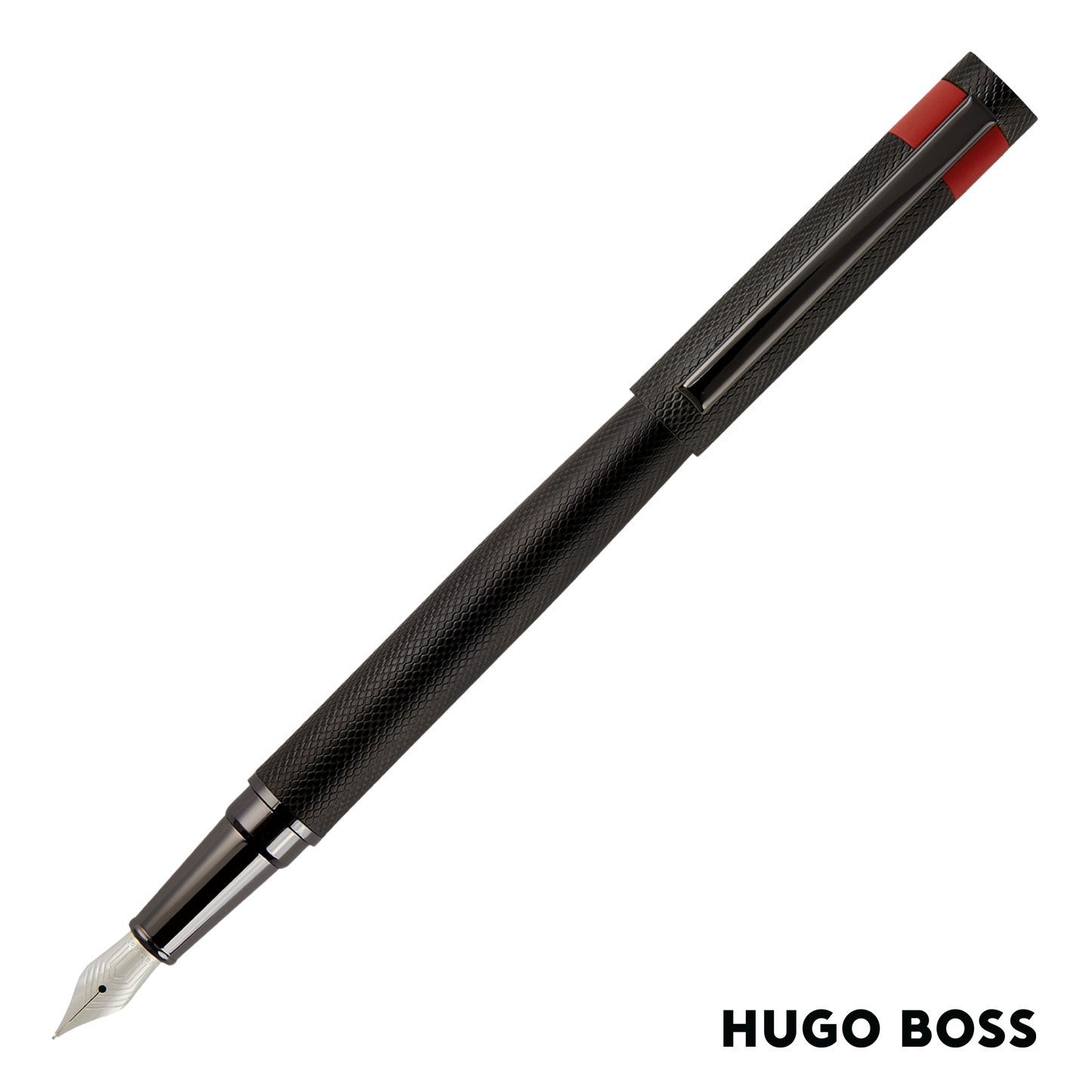Hugo Boss Pen Fountain Loop Diamond Black (HSW3672A)