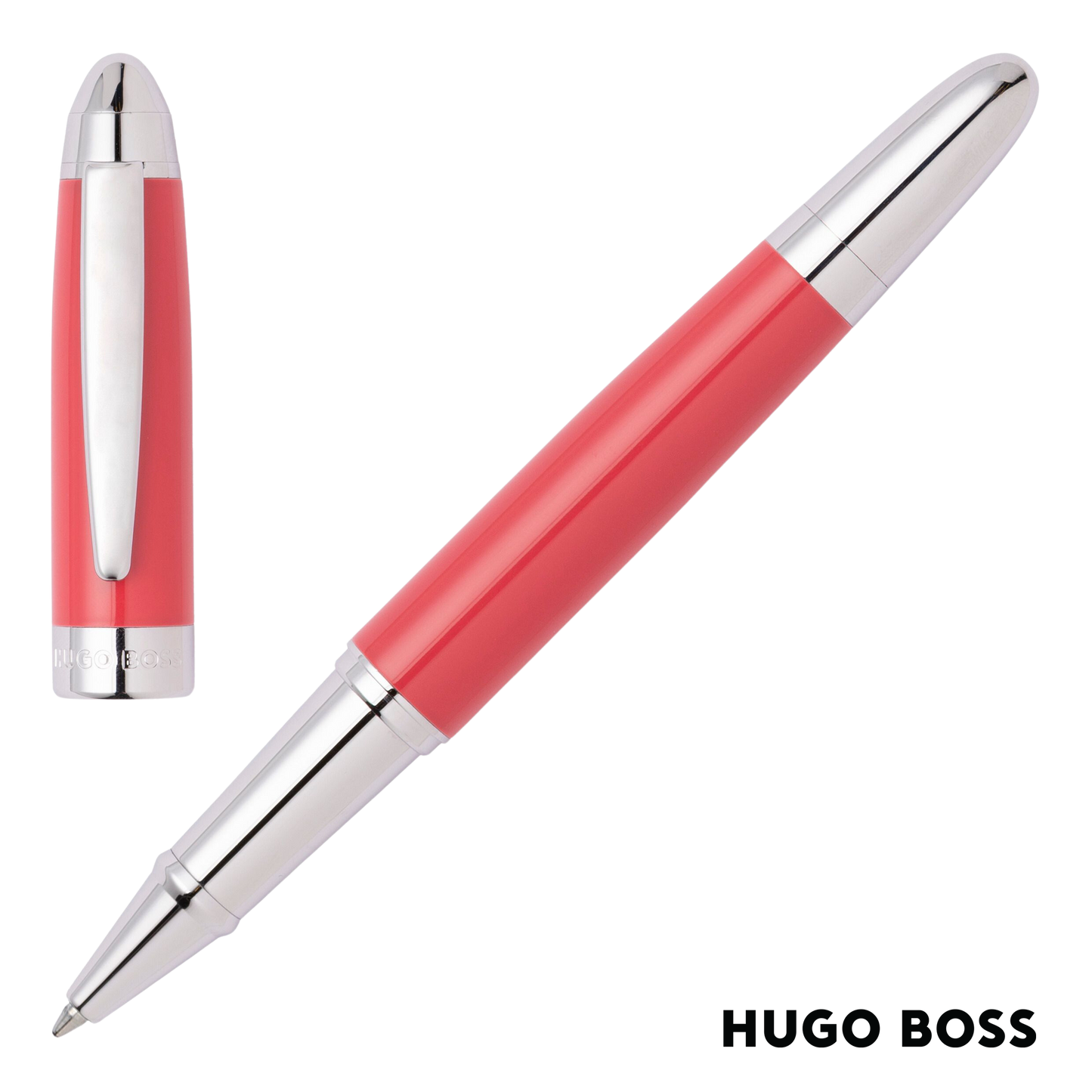 Hugo Boss Rollerball pen Icon Corail/Chrome (HSN0015P)