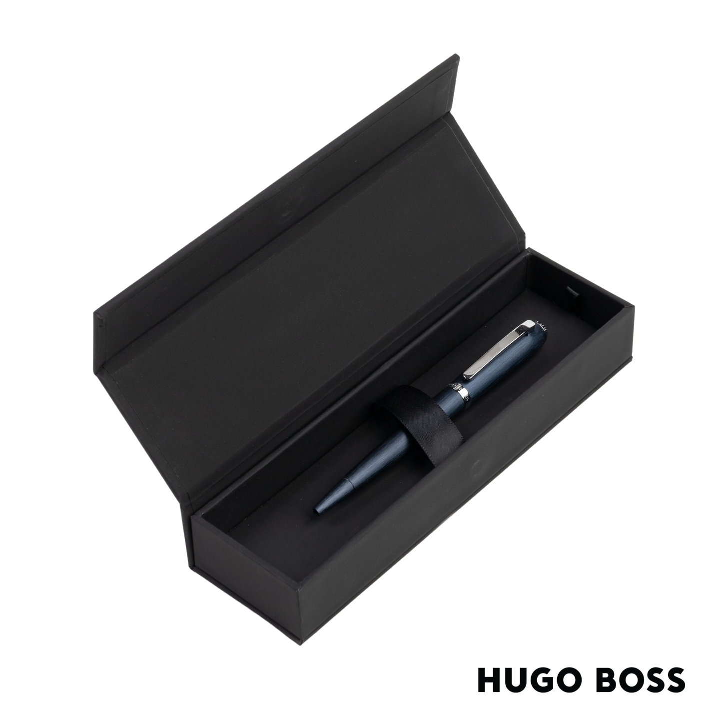 Hugo Boss Pen  Contour Brushed Navy Ballpoint (HSY2434N)