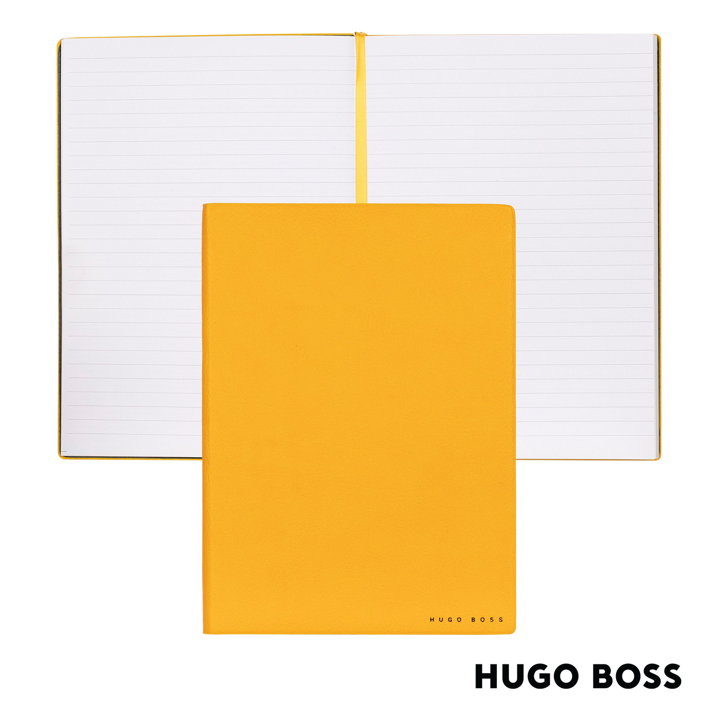 Hugo Boss Notebook Essential Storyline Yellow A5 Lined (HNH121SL)