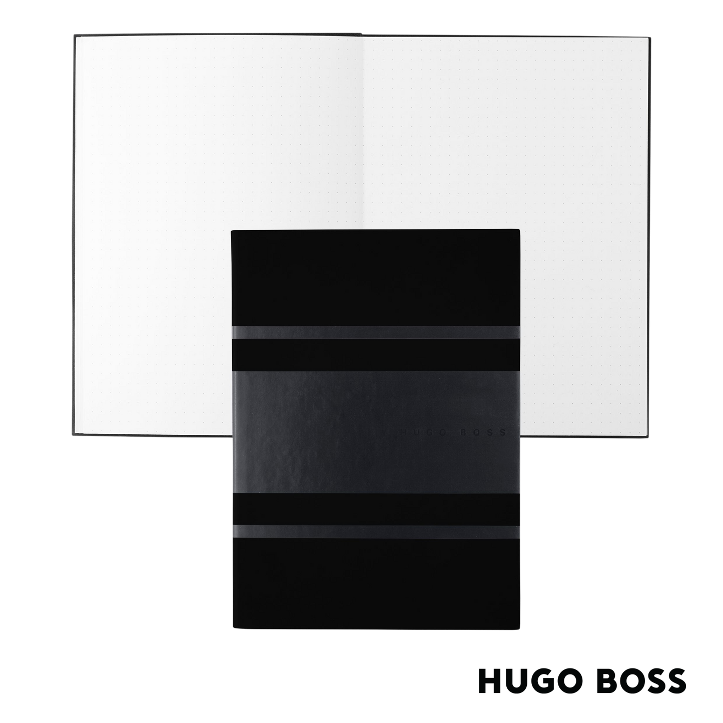 Hugo Boss Note Pad A5 Gear Matrix Black (HNH007A)