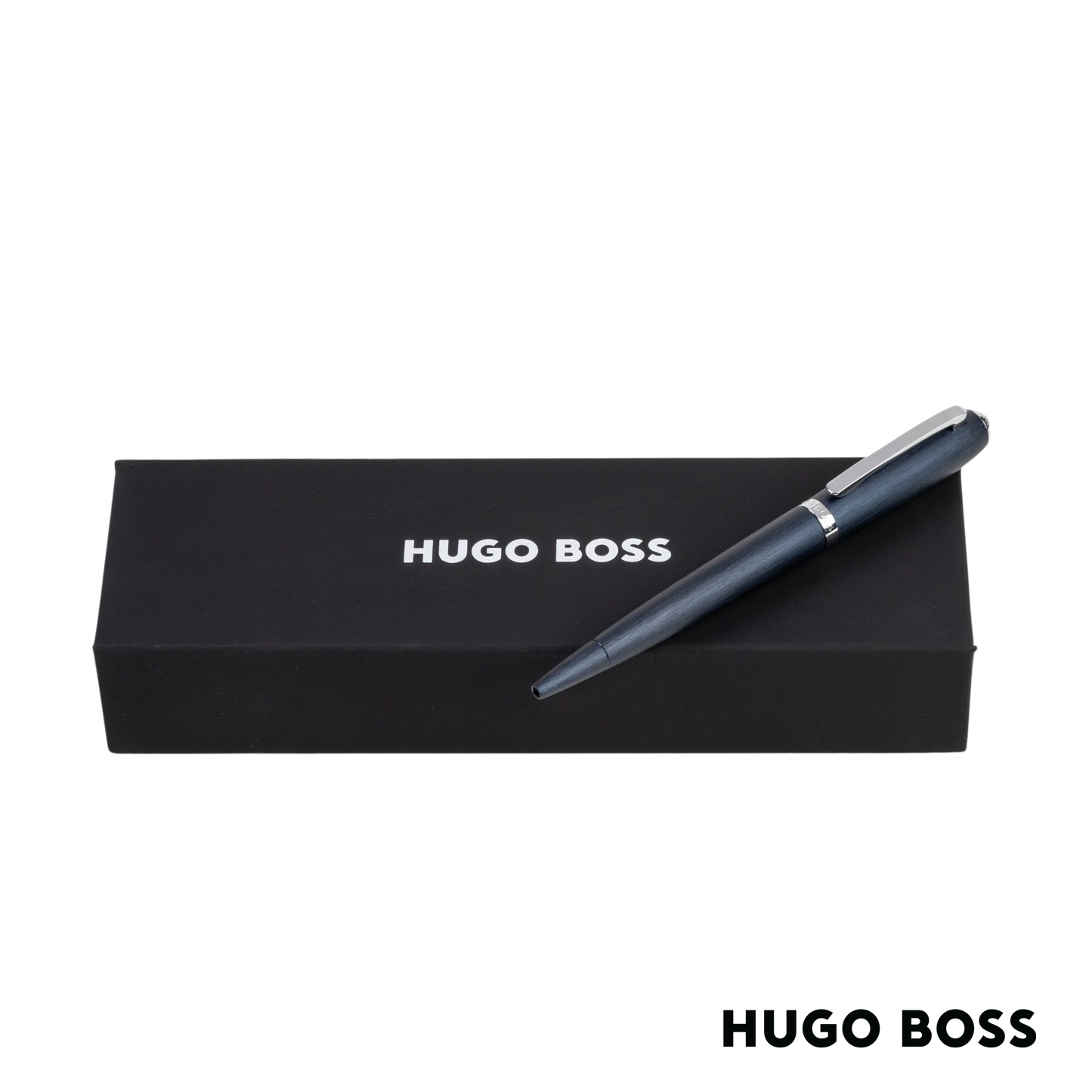 Hugo Boss Pen  Contour Brushed Navy Ballpoint (HSY2434N)