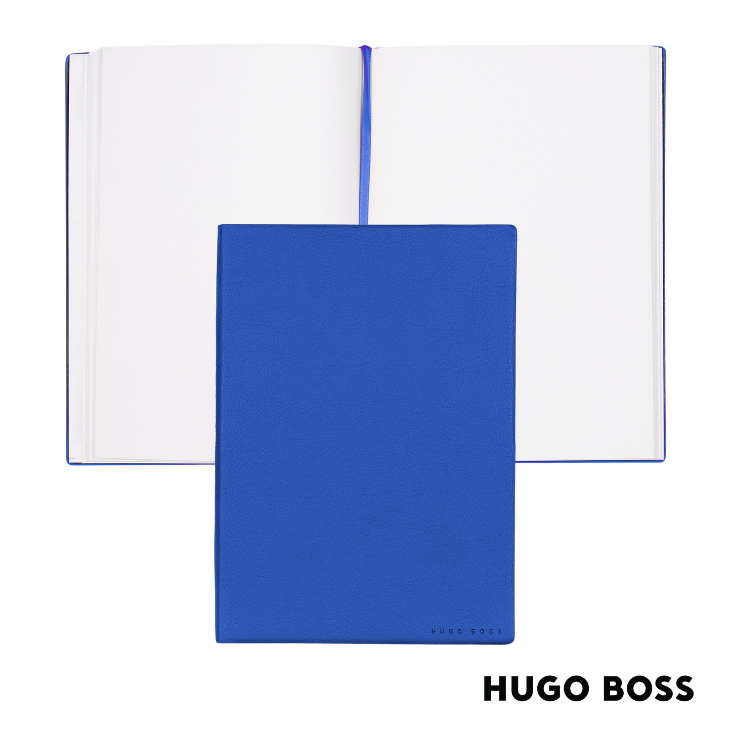 Hugo Boss Notebook Essential Storyline Blue A5 Plain (HNH121LP)