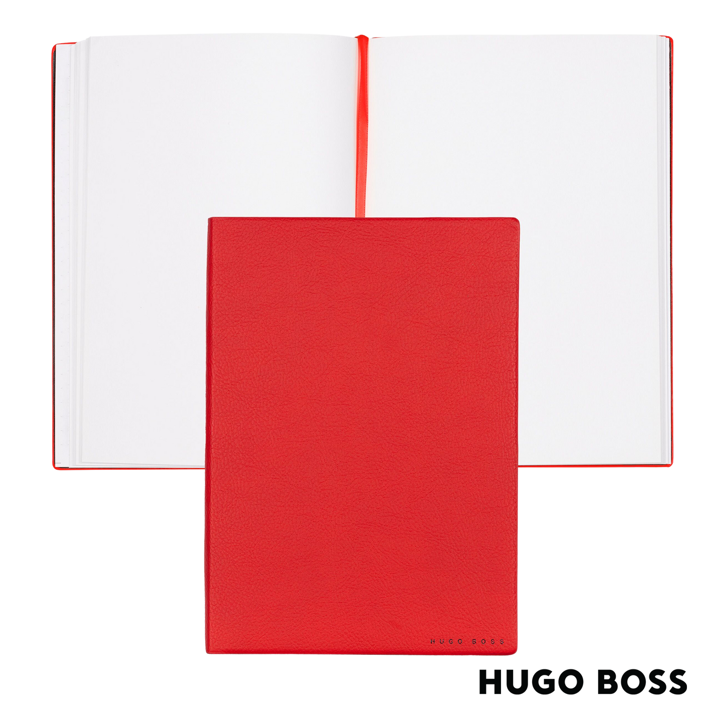 Hugo Boss Notebook Essential Storyline Red A5 Plain (HNH121PP)