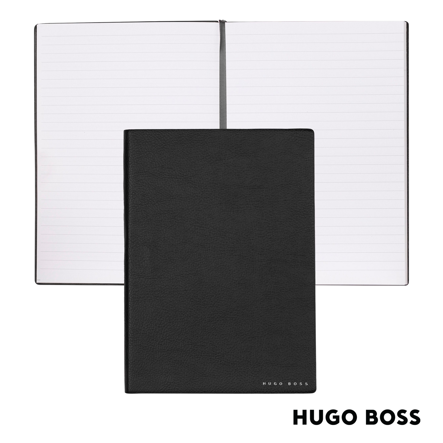 Hugo Boss Notebook Essential Storyline A5 Black Lined (HNH121AL)