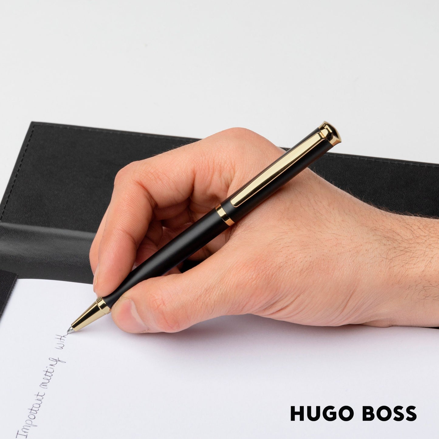 Hugo Boss Ballpoint Pen Sophisticated Matte Black (HSC3114A)