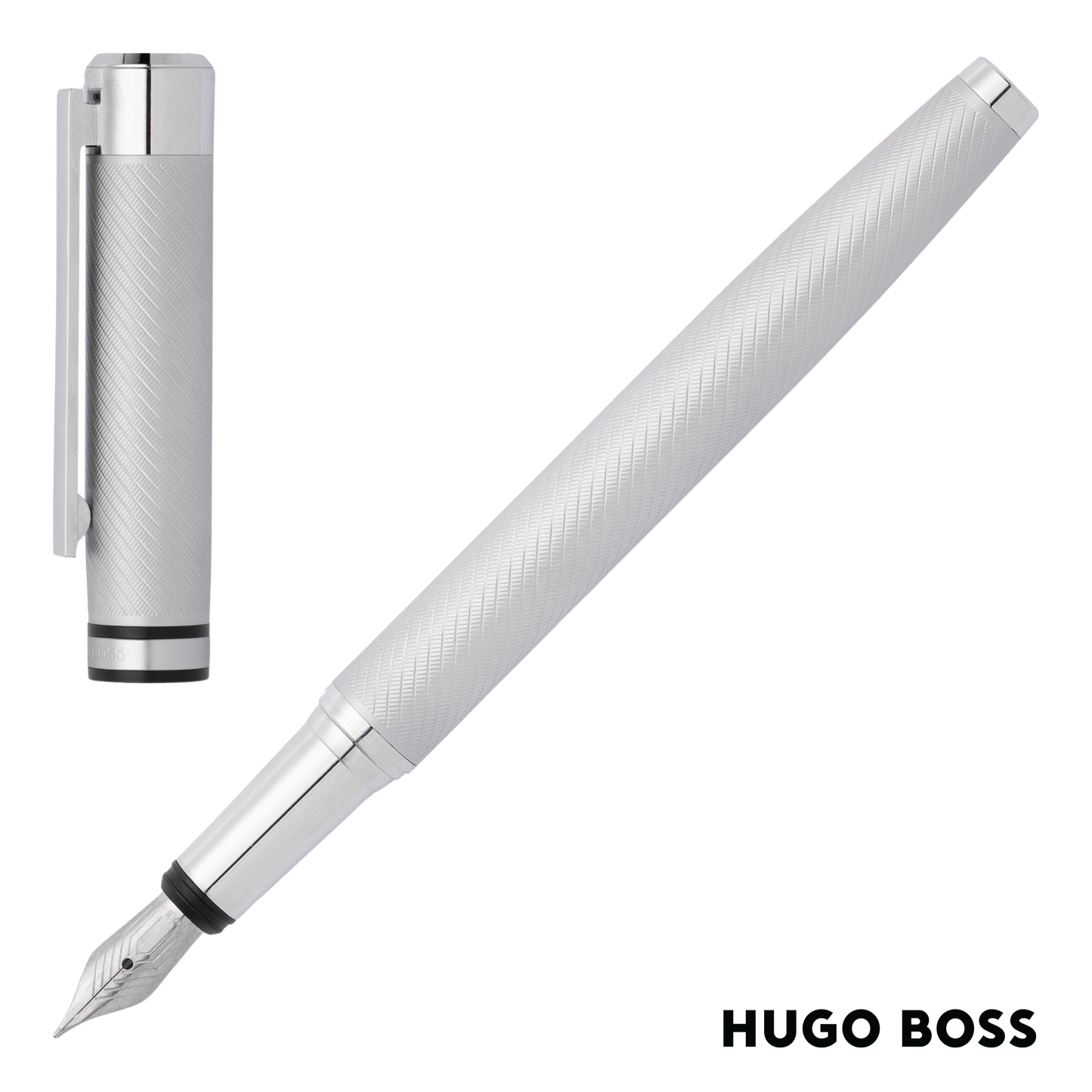 Hugo Boss Pen Filament Chrome Fountain (HSY2652B)