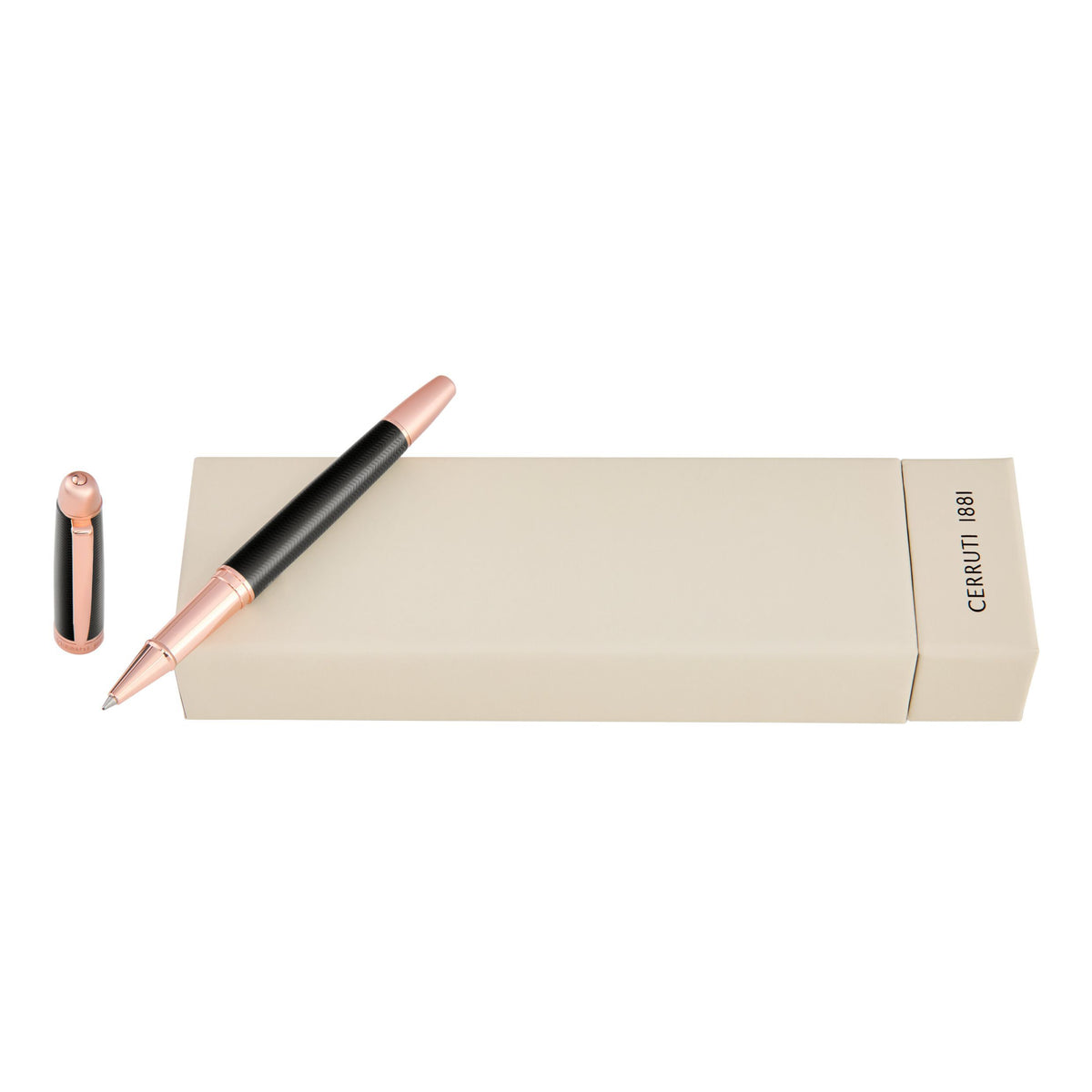 Cerruti 1881 Rollerball pen Holborn Black & Rosegold NSI5895E
