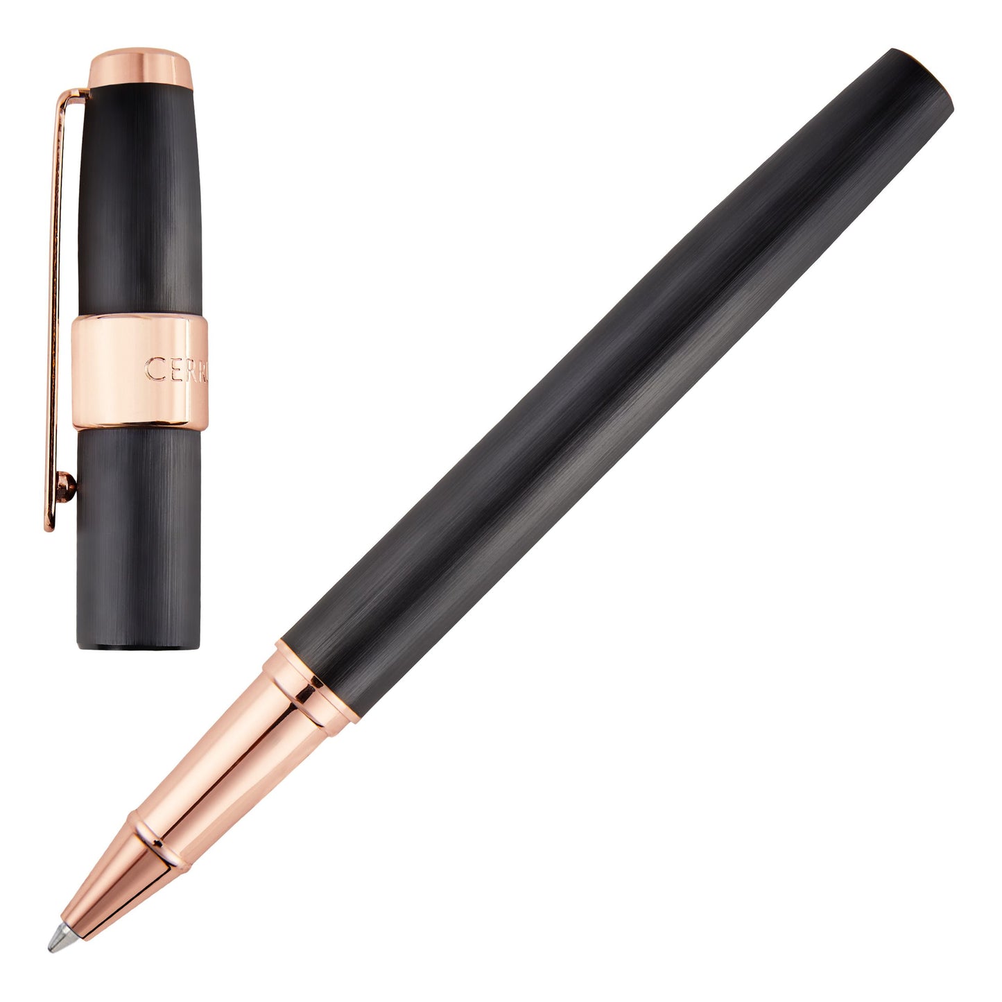 Cerruti 1881 Pen Rollerball Block Brushed Black (NSW3565A)