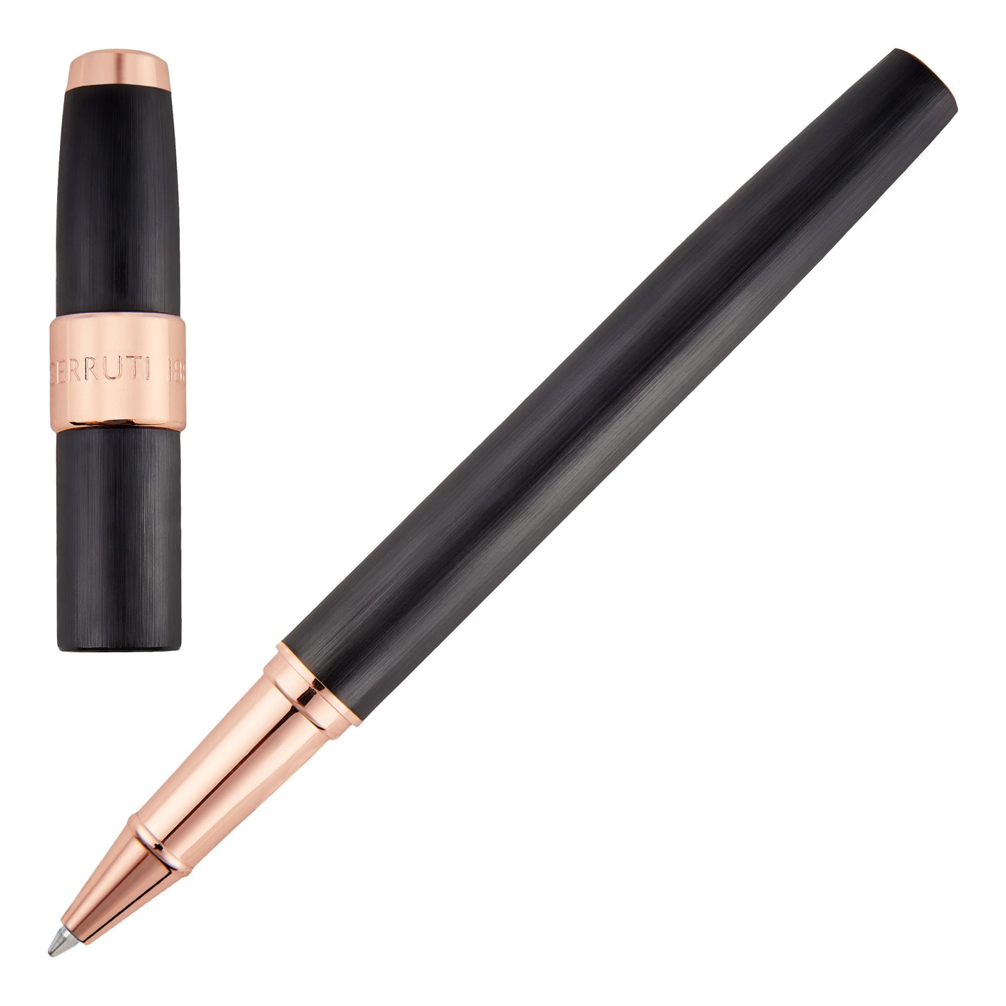 Cerruti 1881 Pen Rollerball Block Brushed Black (NSW3565A)