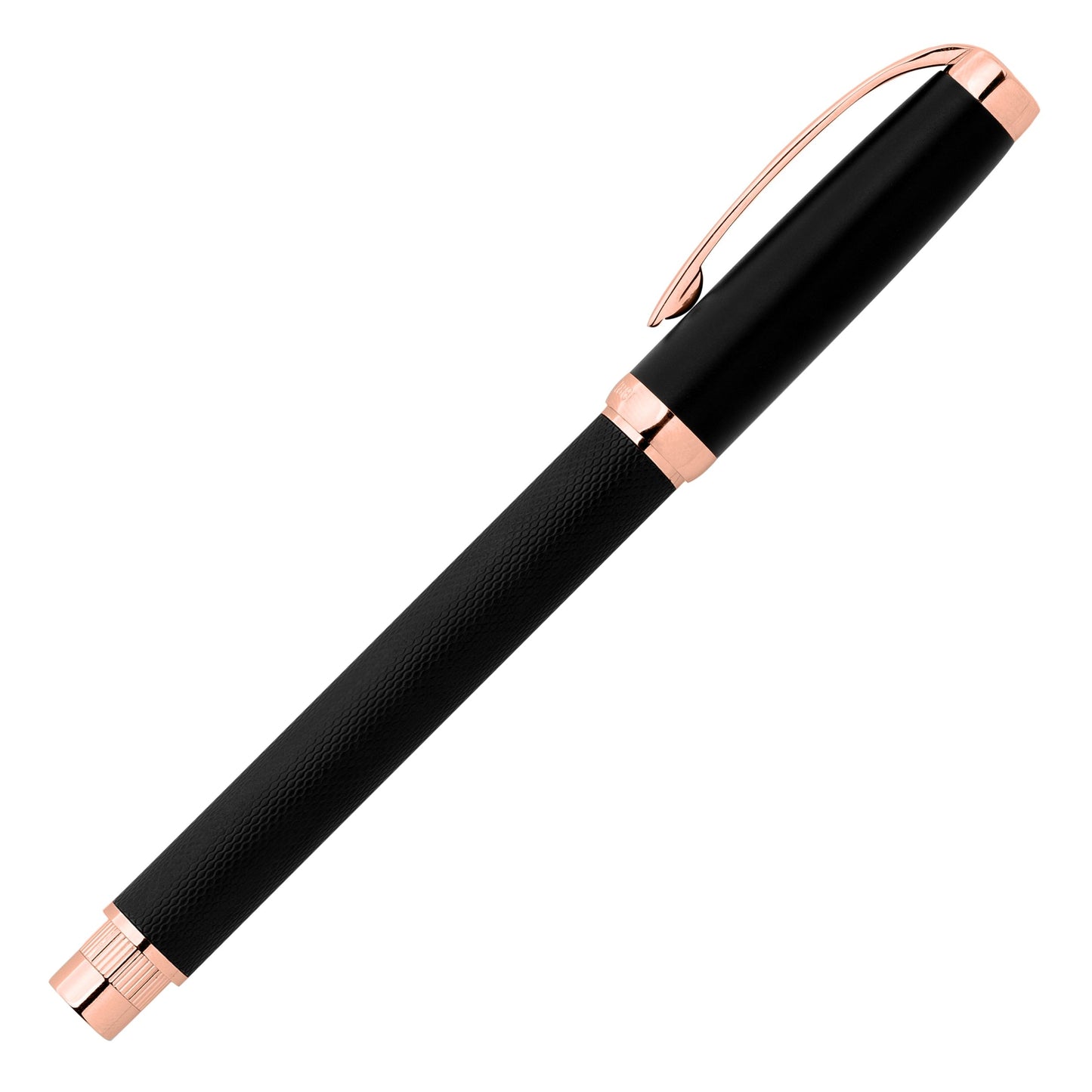 Cerruti 1881 Pen Myth Black Rose Gold Rollerball Pen (NSY1455E)