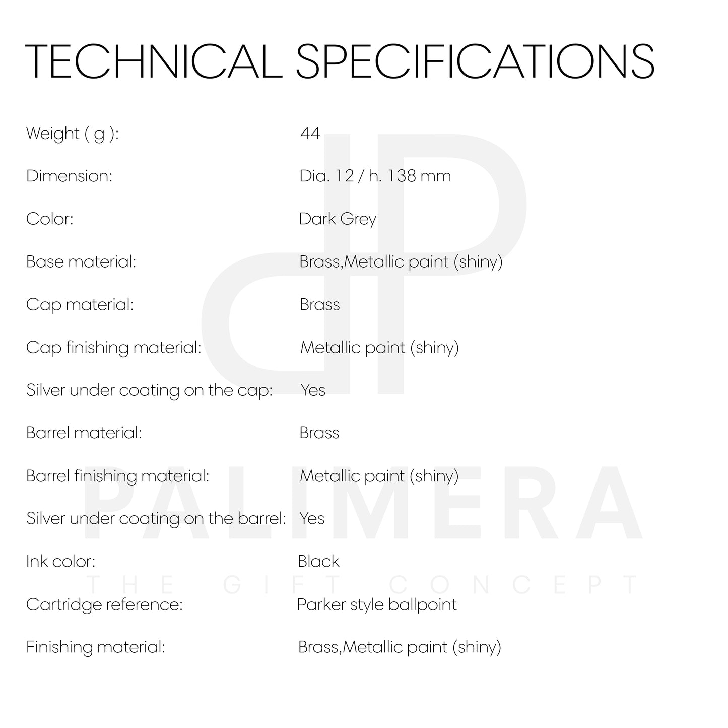 Hugo Boss Pen Icon Grey Ballpoint (HSN0014J)