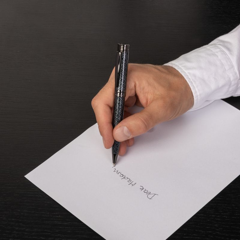 Cerutti 1881 Pen Logomania Grey Ballpoint (NSI2034J)