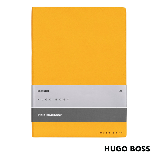 Hugo Boss Notebook Essential Storyline Yellow A5 Plain (HNH121SP)
