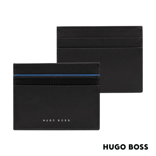 Hugo Boss Gear Black Blue Card Holder (HLC207L)