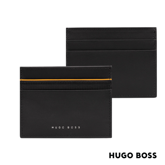 Hugo Boss Gear Black Yellow Card Holder (HLC207S)