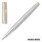 Hugo Boss Pen Gear Pinstripe Silver/Gold Rollerball (HSV2855B)