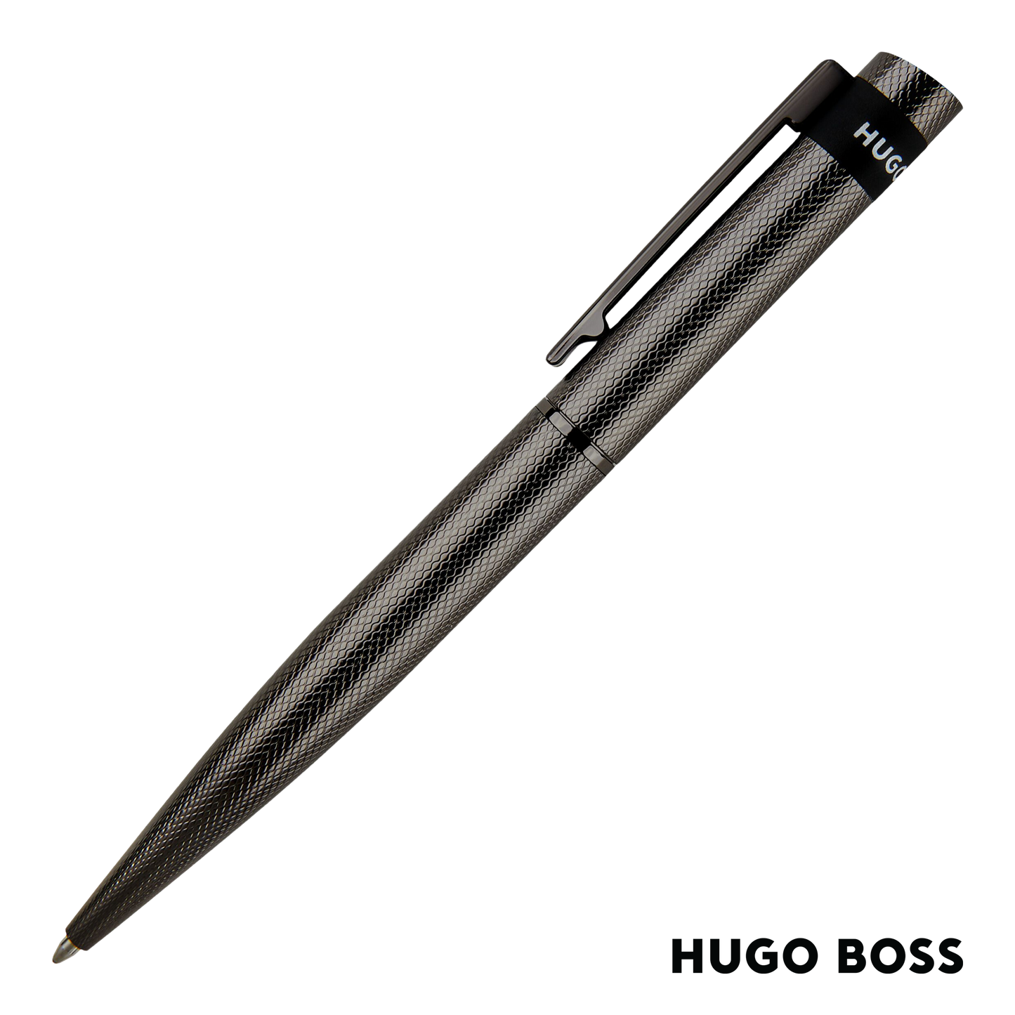 Hugo Boss Ballpoint Pen Loop Diamond Gun (HSW3674D)