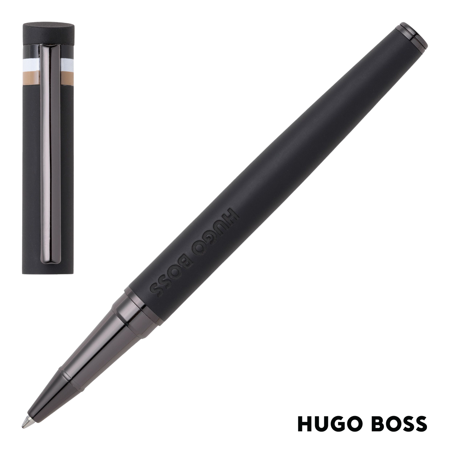 Hugo Boss Pen Rollerball Loop Black Iconic (HSG3525A)