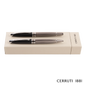 Cerruti 1881 Pen Set Abbey Diamond Gun (Ballpoint pen & Rollerball pen - NPBR245D)