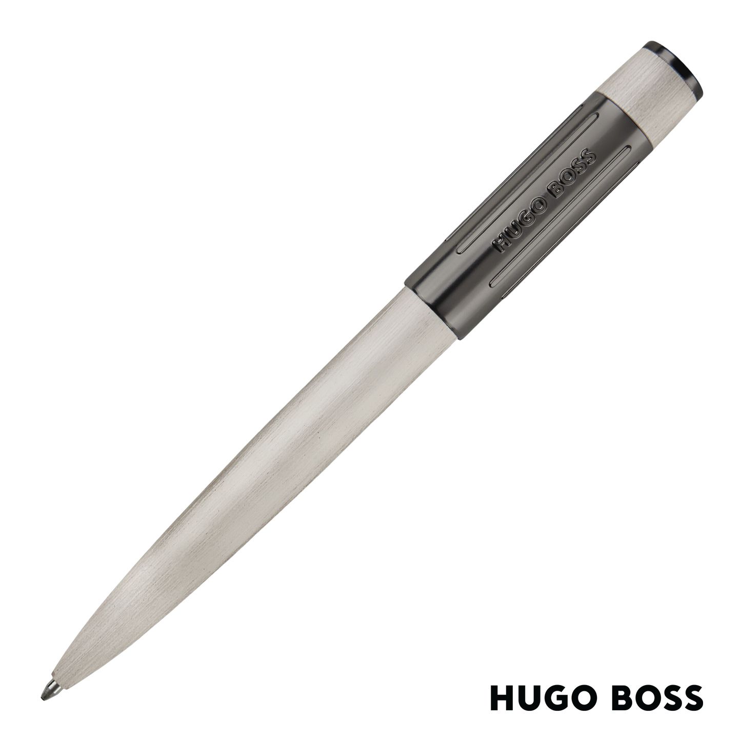 Hugo Boss Pen Ballpoint  Gear Ribs Chrome (HSV3064B)