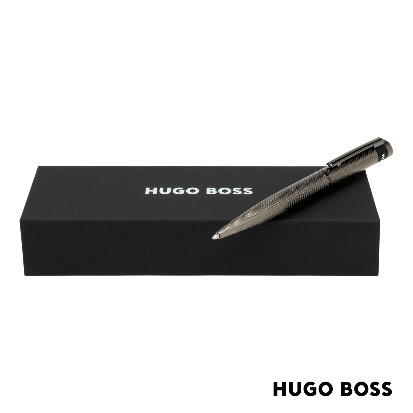 Hugo Boss Ballpoint Pen Loop Diamond Gun (HSW3674D)