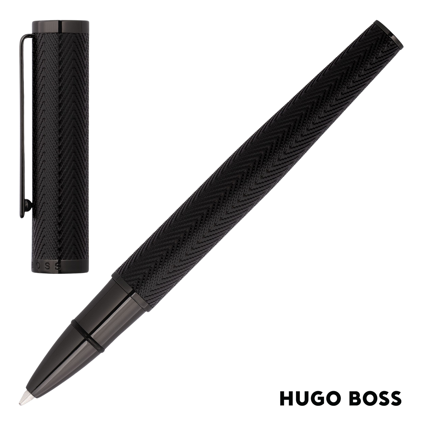 Hugo Boss Pen Formation Herringbone Gun Rollerball (HSI1065D)