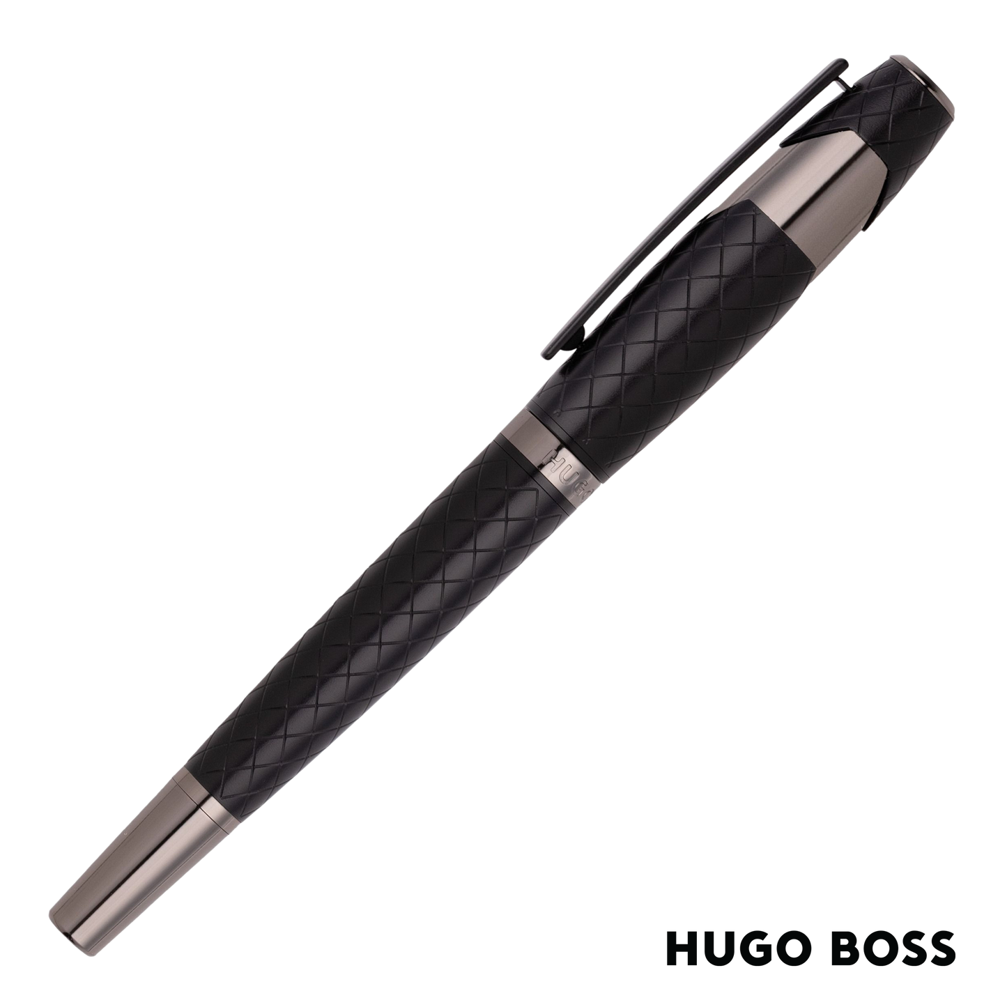 Hugo Boss Pen Rollerball Chevron Black (HSS2525A)