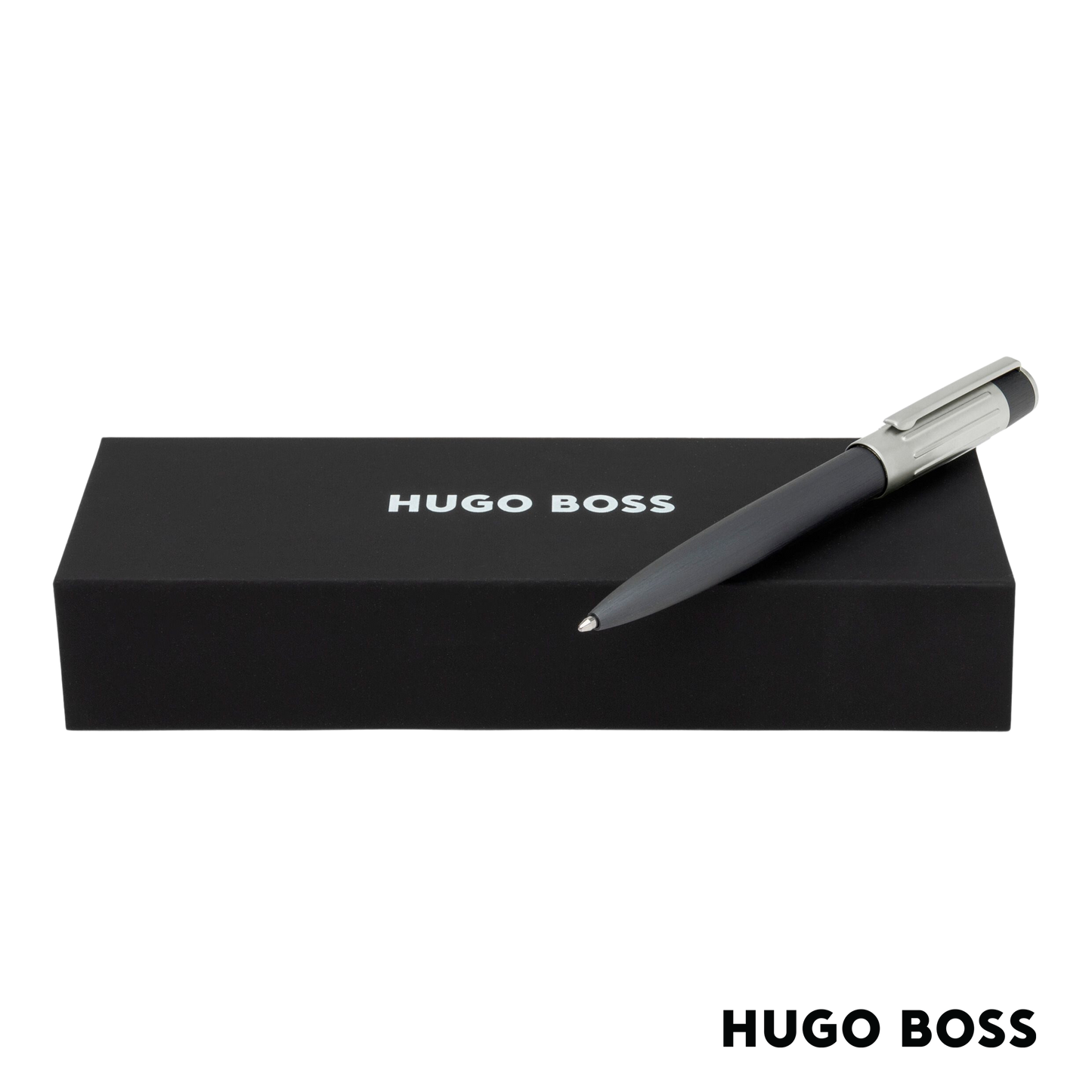 Hugo Boss Pen Ballpoint Gear Ribs Gun (HSV3064D)