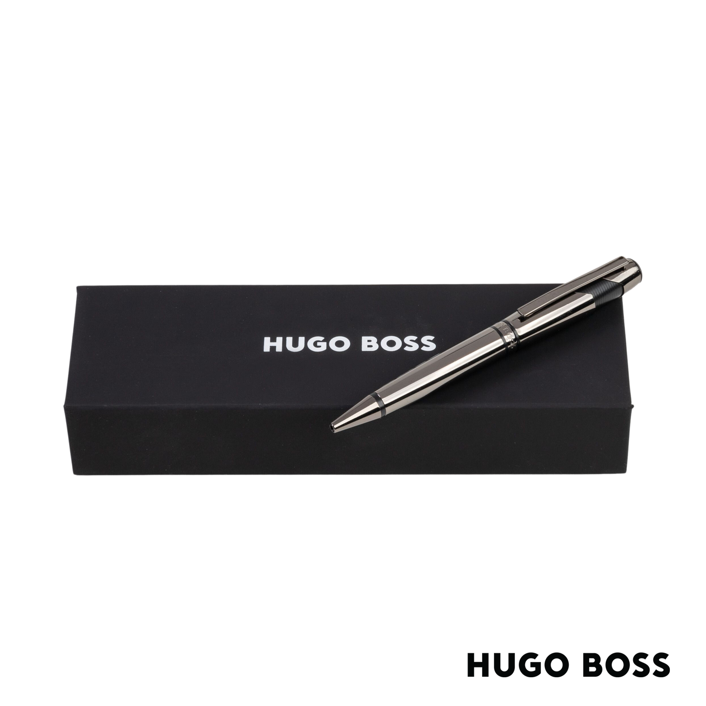 Hugo Boss Pen Ballpoint Pen Chevron Gun (HSS2524A)