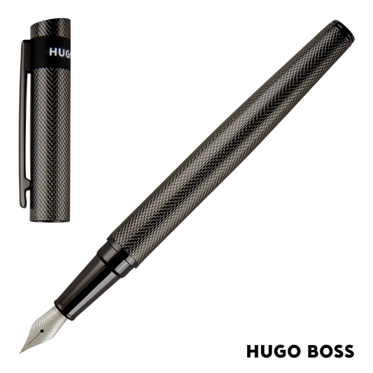 Hugo Boss Pen Fountain Loop Diamond Gun (HSW3672D)