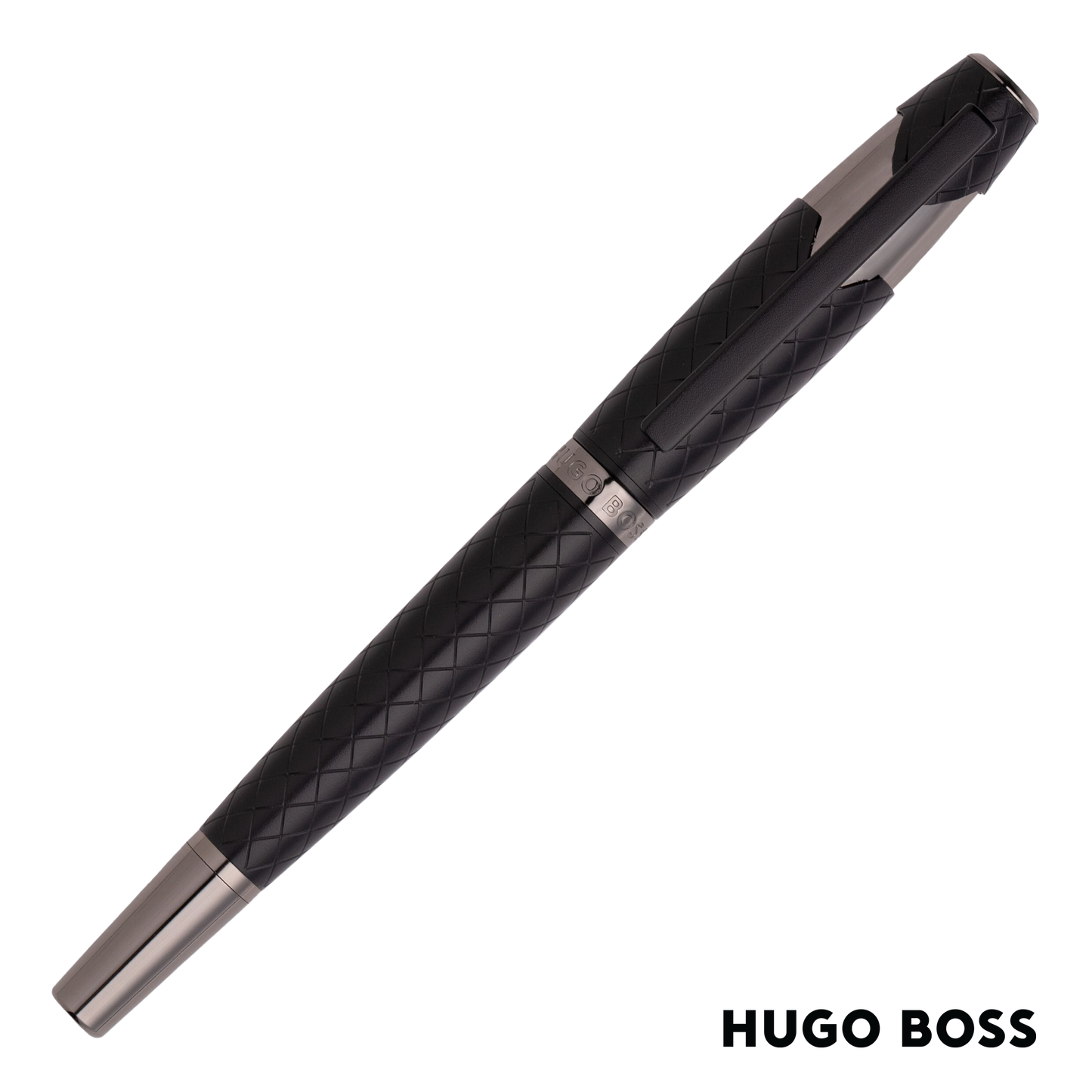 Hugo Boss Pen Rollerball Chevron Black (HSS2525A)