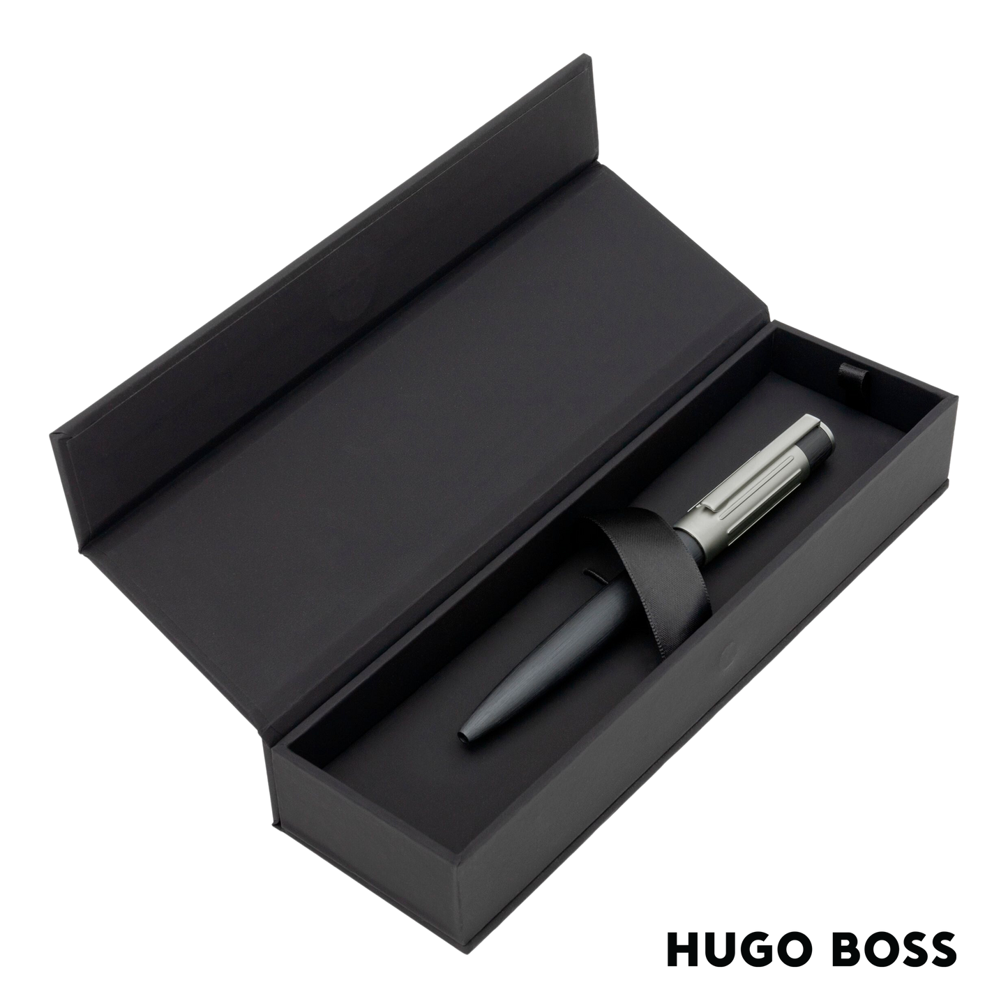 Hugo Boss Pen Ballpoint Gear Ribs Gun (HSV3064D)