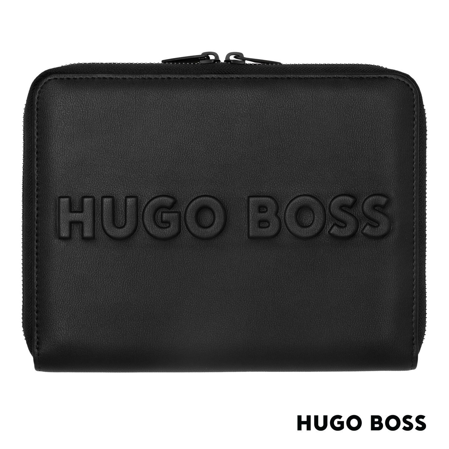 Hugo Boss Conference Black A5 Folder Label (HTM209A)