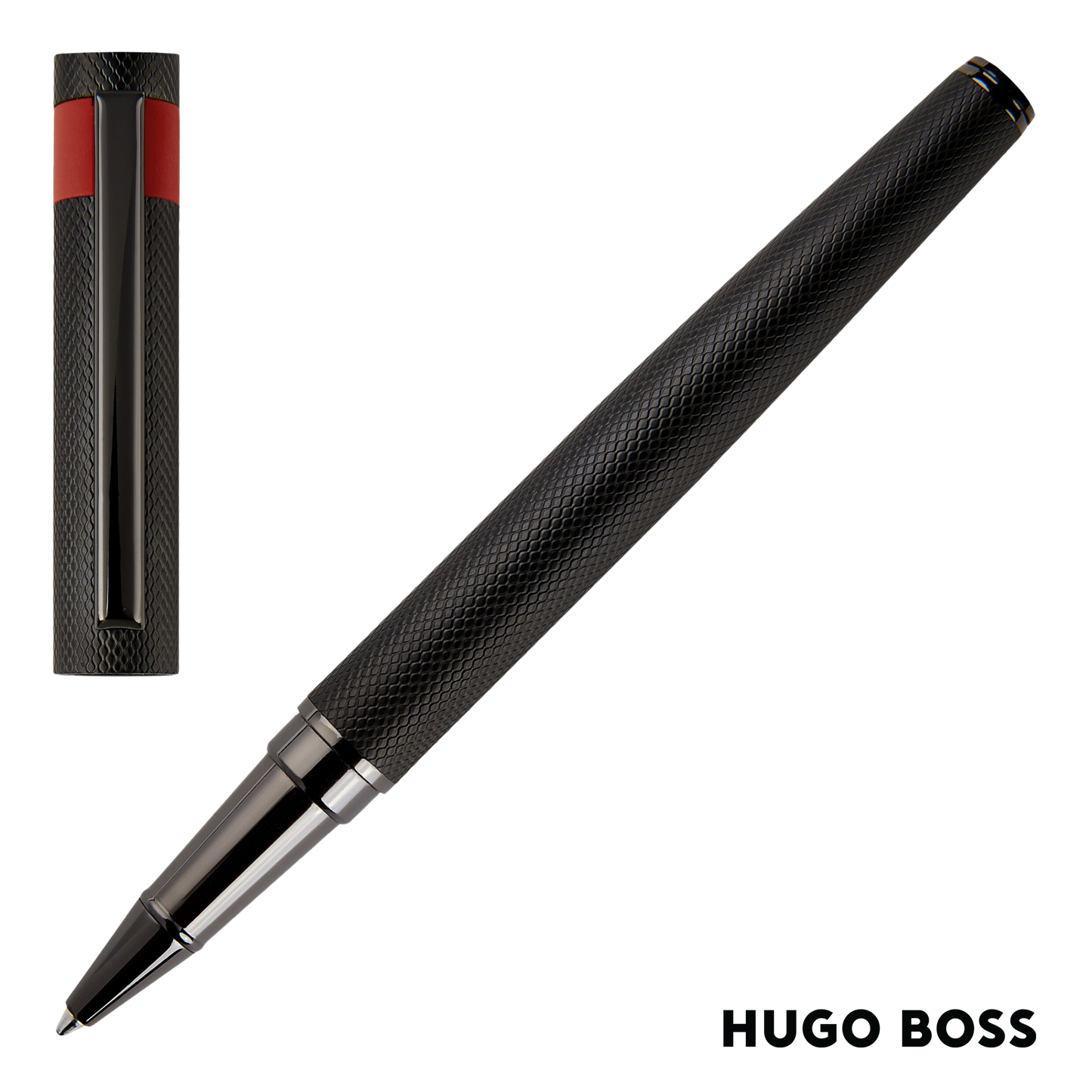 Hugo Boss Pen Rollerball Loop Diamond Black (HSW3675A)