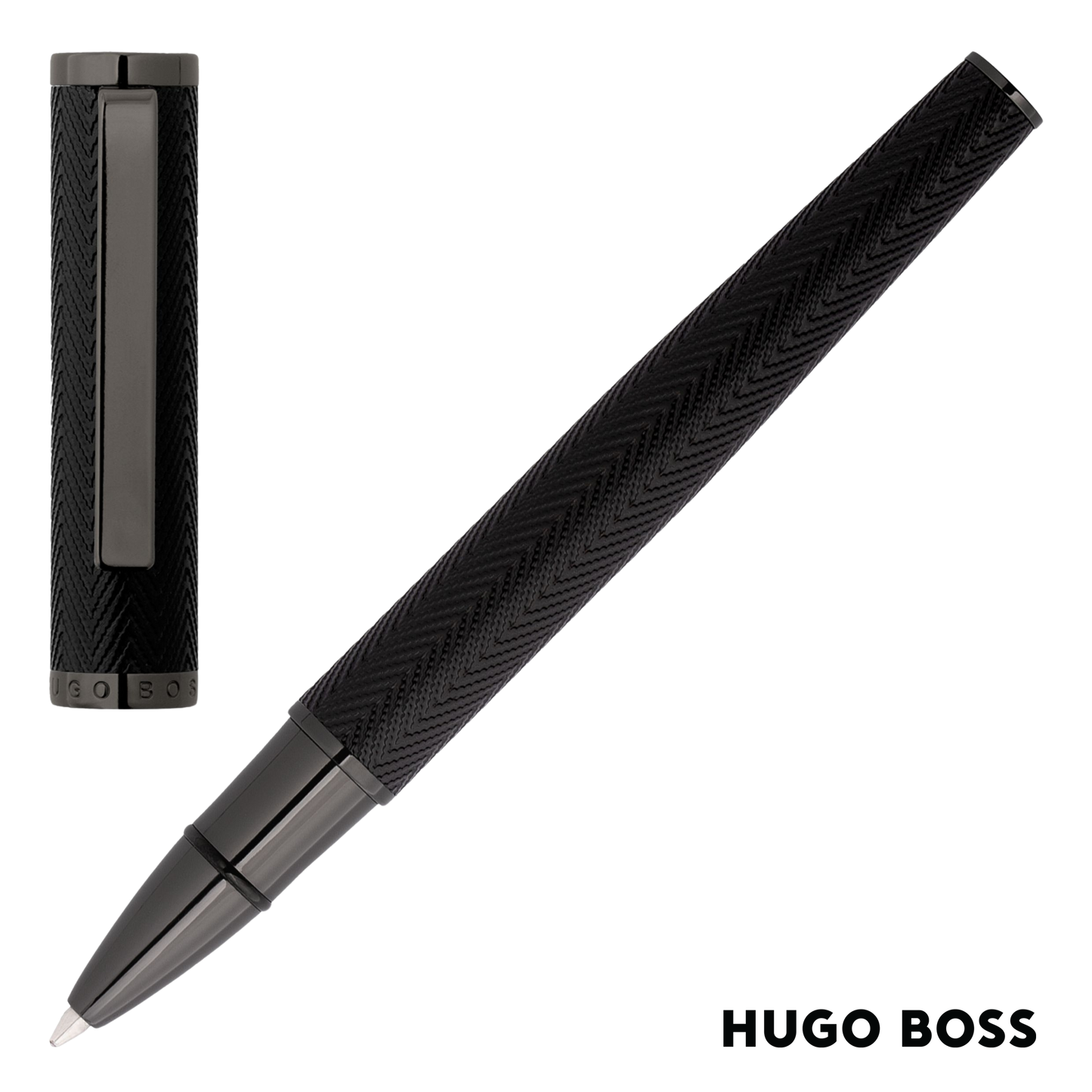 Hugo Boss Pen Formation Herringbone Gun Rollerball (HSI1065D)