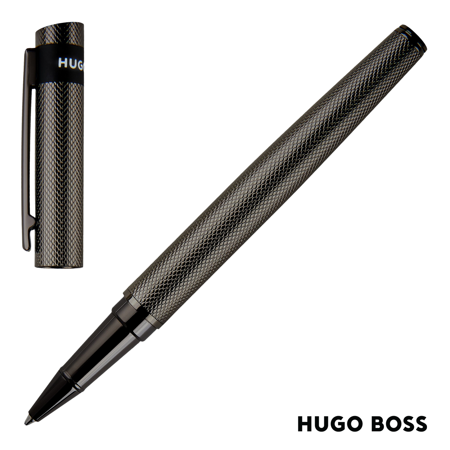 Hugo Boss Pen Rollerball Loop Diamond Gun (HSW3675D)
