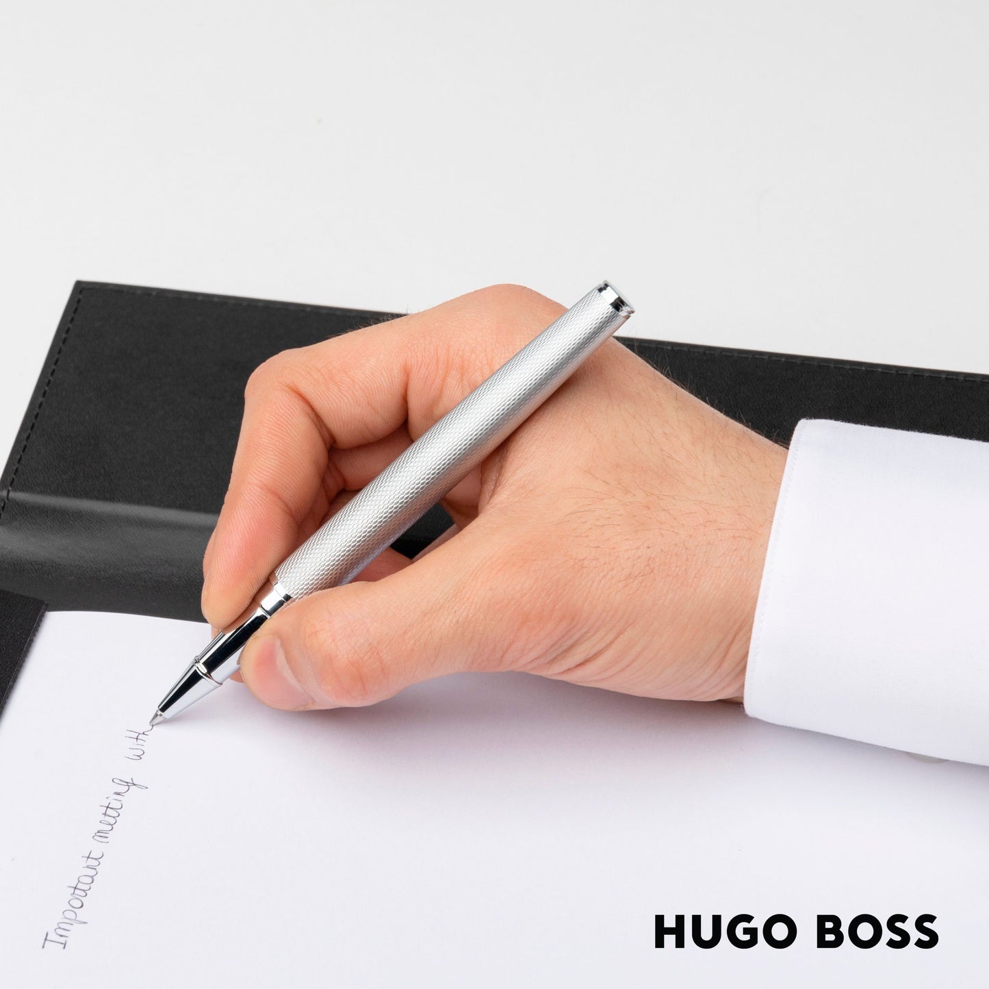 Hugo Boss Pen Rollerball Loop Diamond Chrome (HSW3675B)