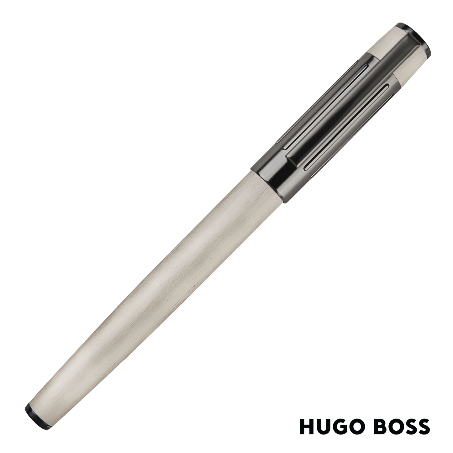 Hugo Boss Pen Rollerball Gear Ribs Chrome (HSV3065B)