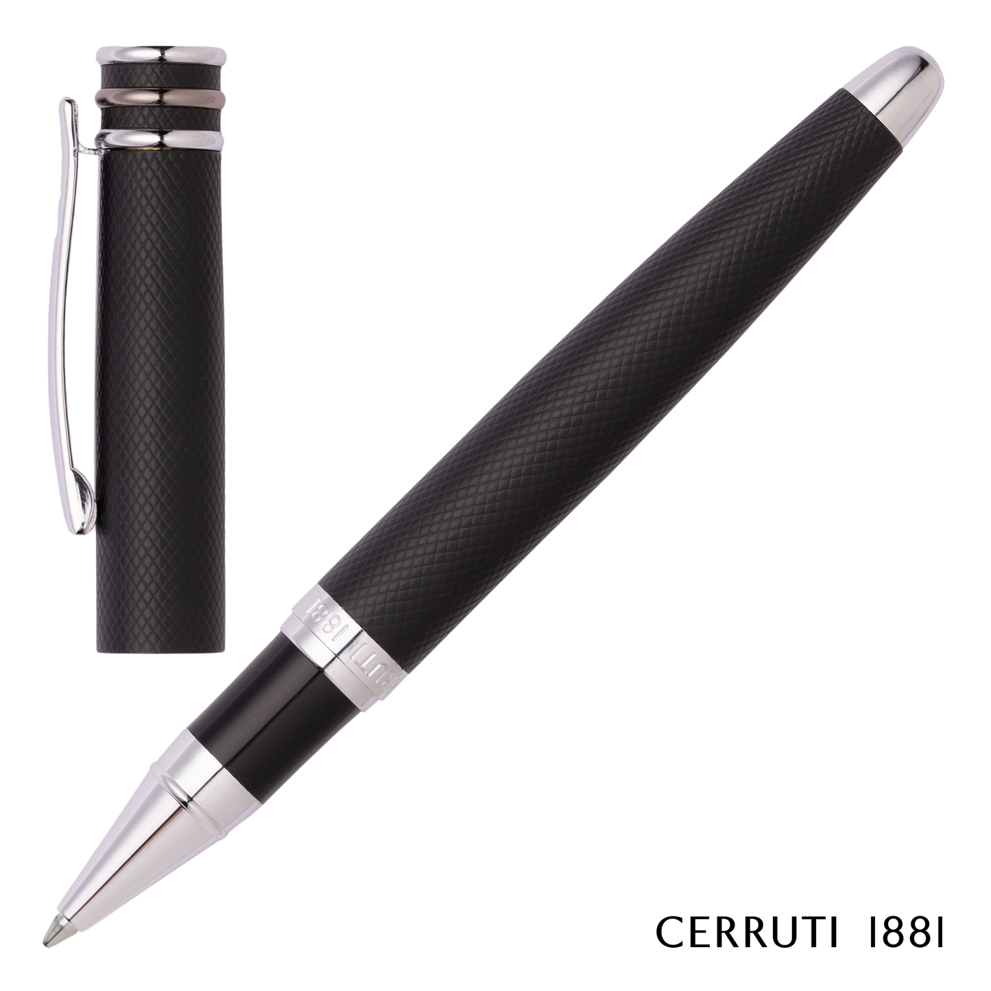 Cerruti 1881 Pen Rollerball Austin Diamond Black (NSW2985A)