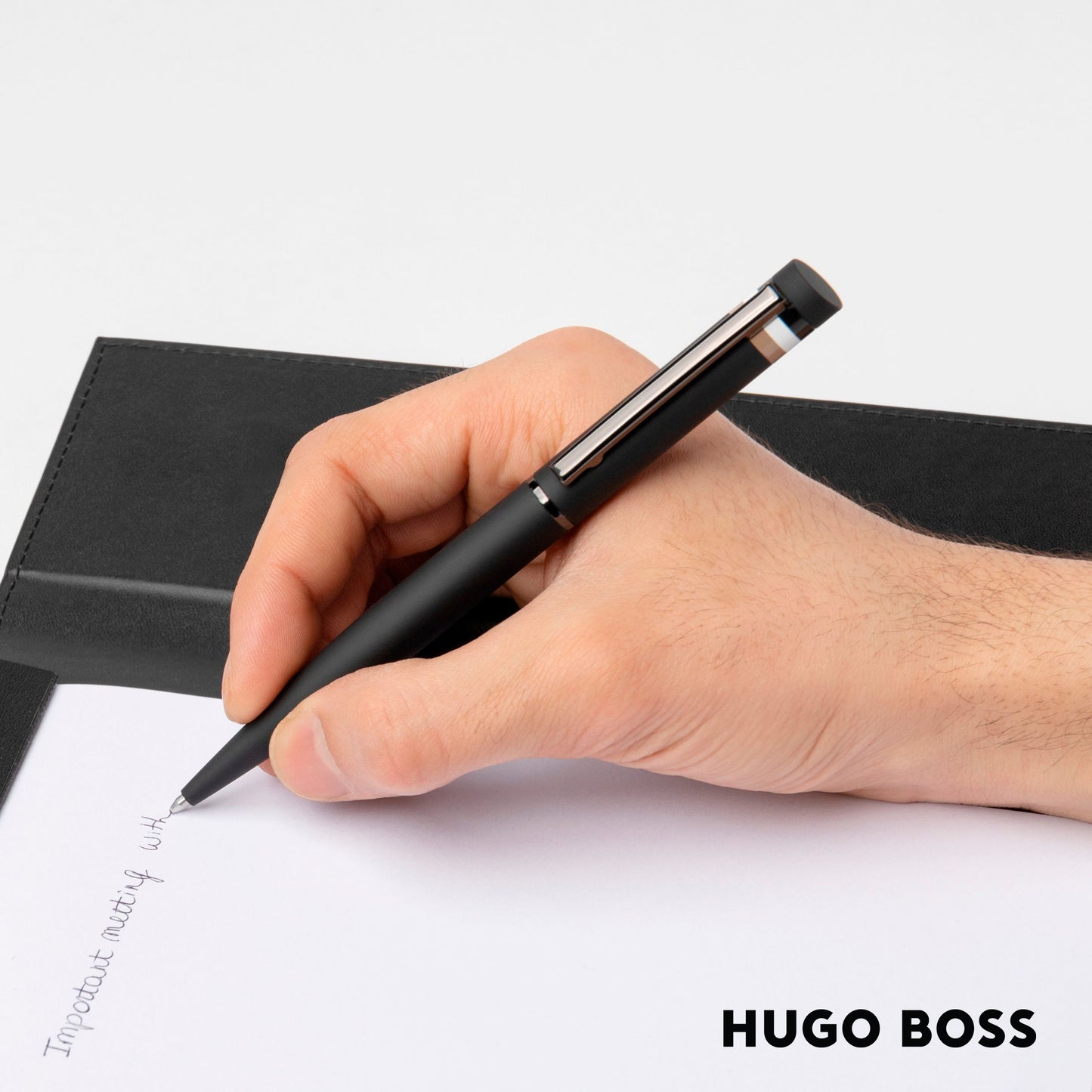 Hugo Boss Pen Ballpoint Loop Black Iconic (HSG3524A)