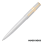 Hugo Boss Pen Gear Pinstripe Silver/Gold Ballpoint (HSV2854B)