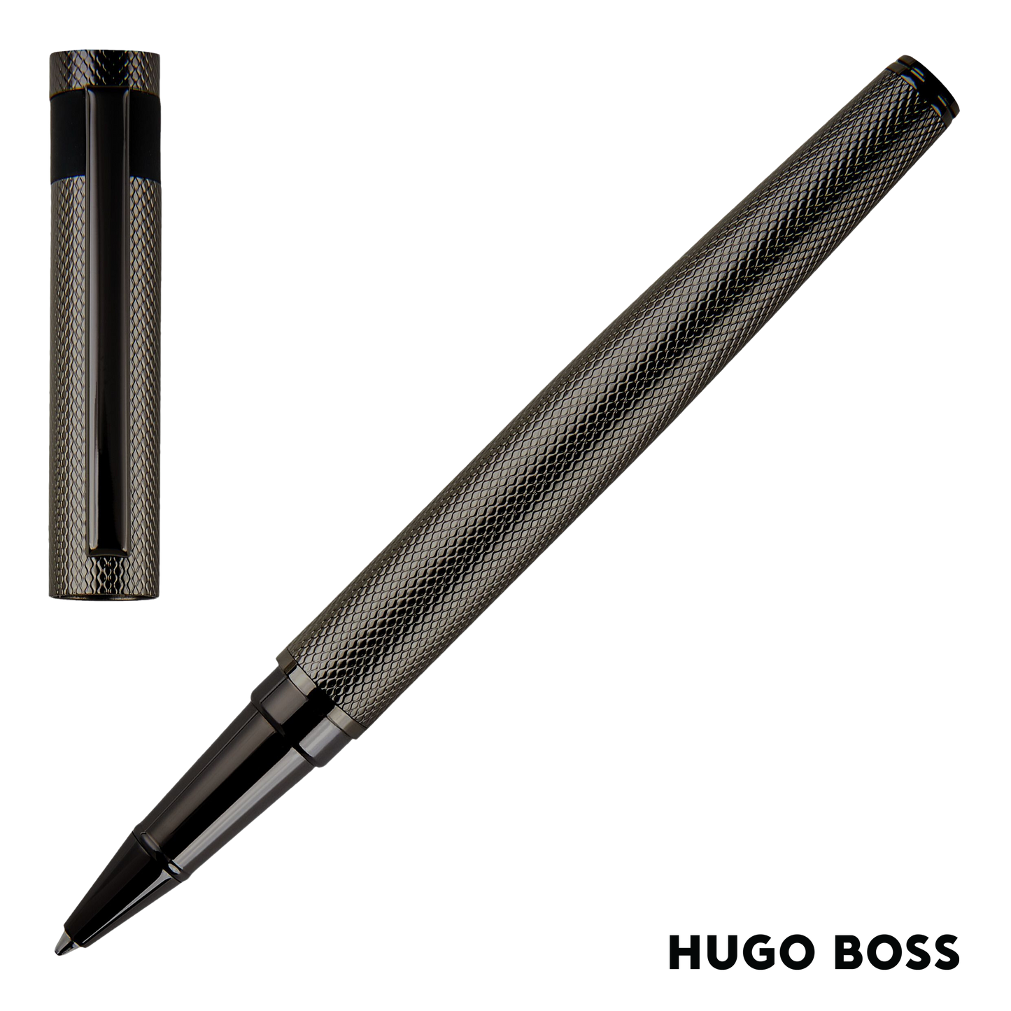 Hugo Boss Pen Rollerball Loop Diamond Gun (HSW3675D)