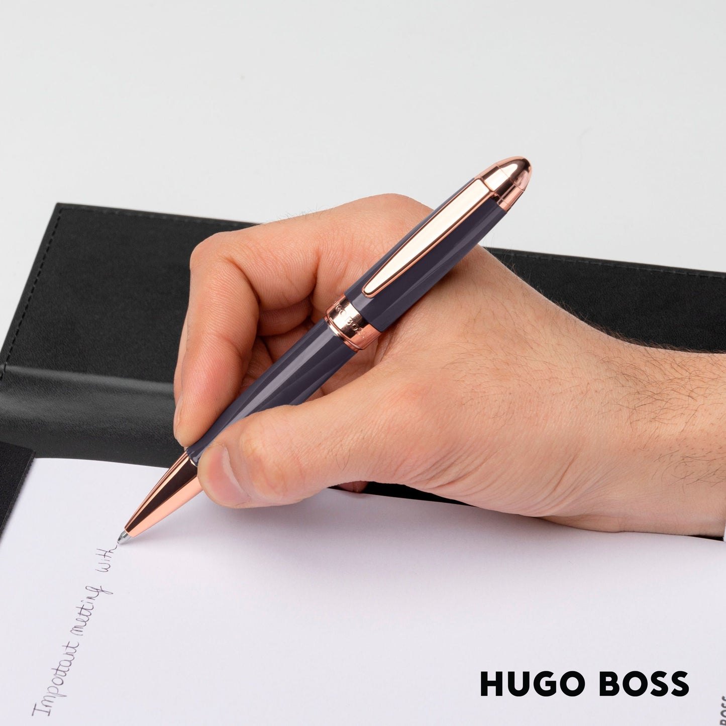 Hugo Boss Pen Ballpoint Icon Blue/Rose-Gold (HSN0014N)