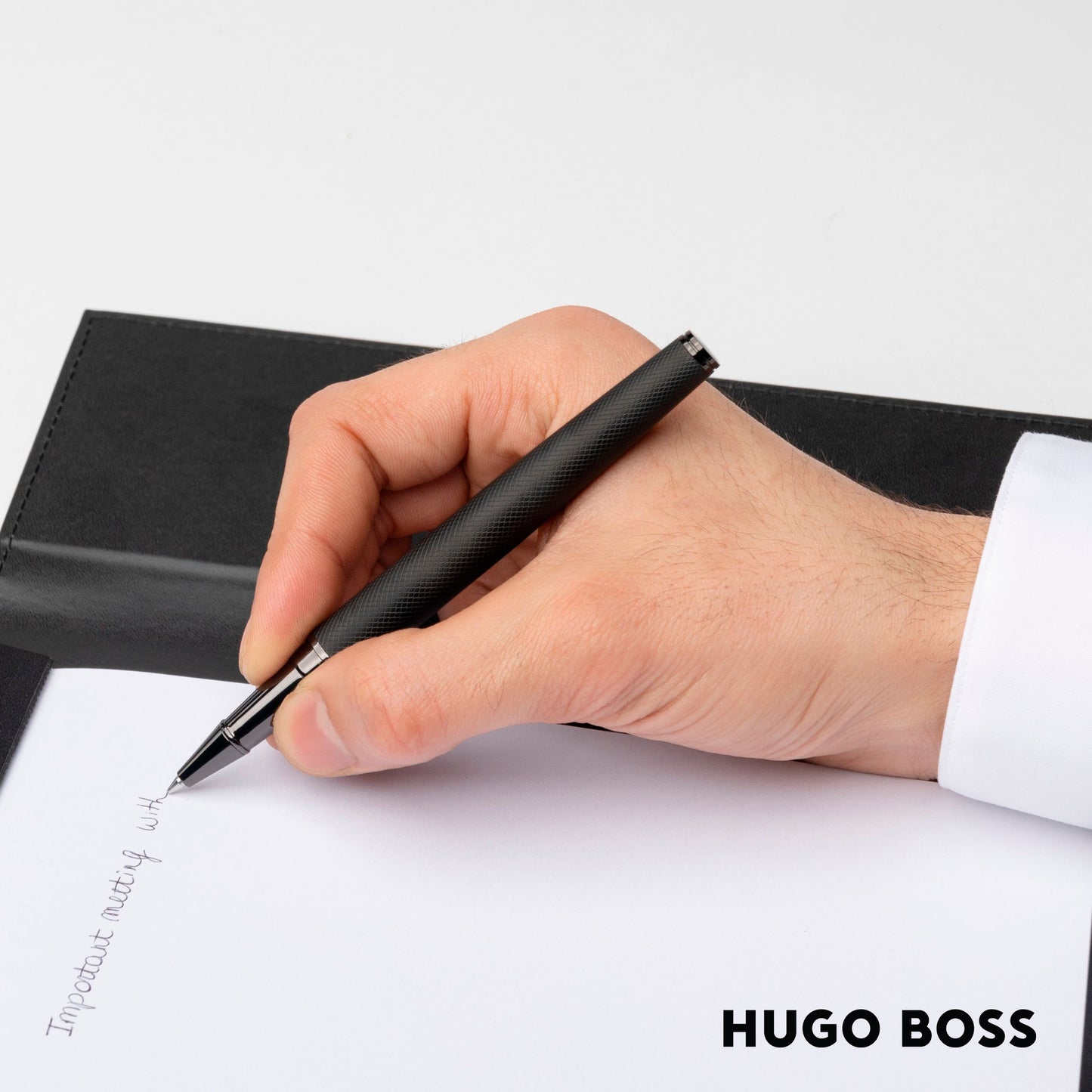 Hugo Boss Pen Rollerball Loop Diamond Black (HSW3675A)