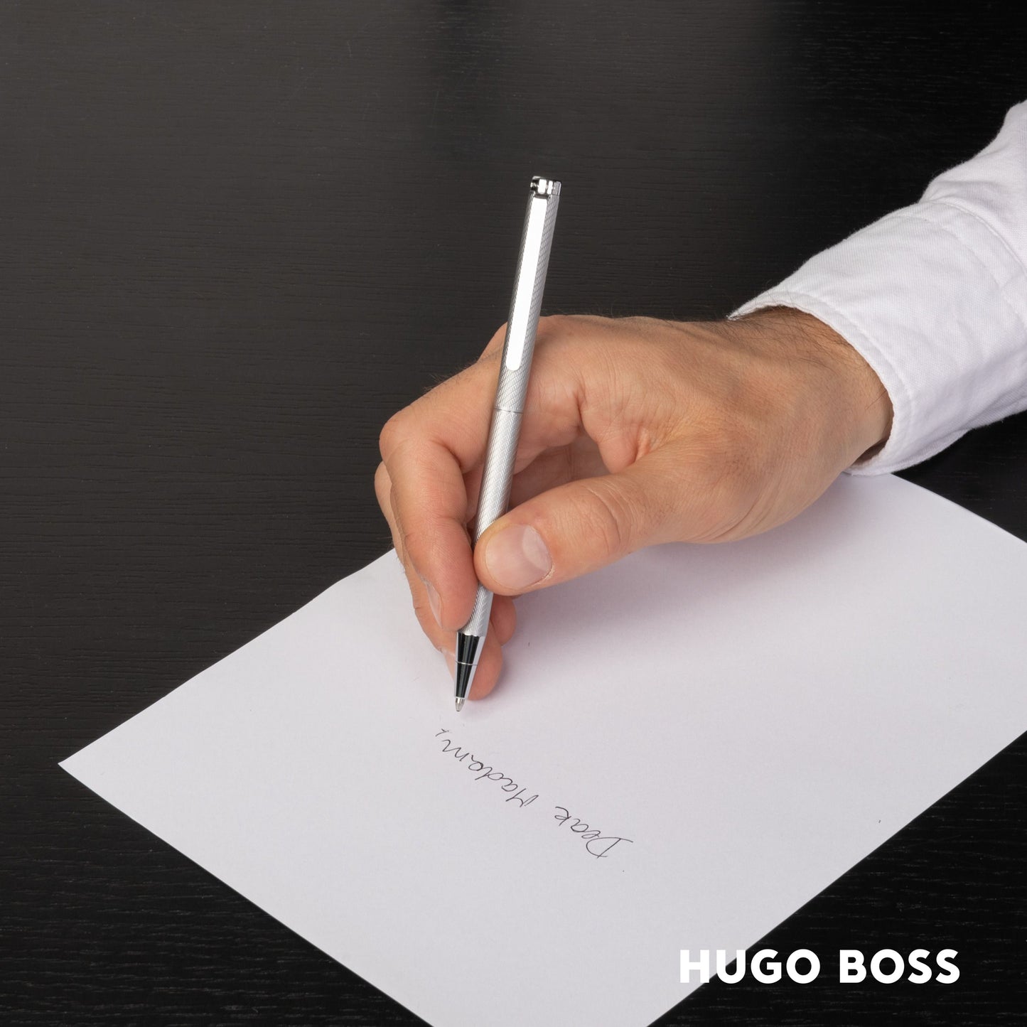 Hugo Boss Pen Cloud Chrome Ballpoint (HSM2764B)